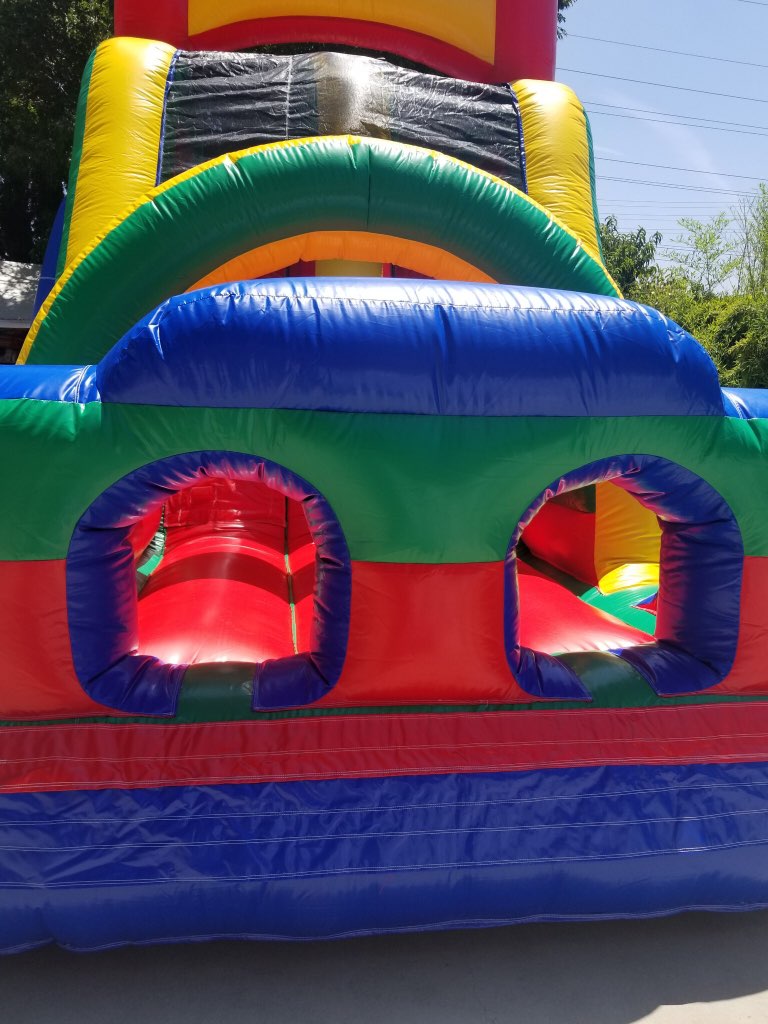 Sports Double Slide With Climbing